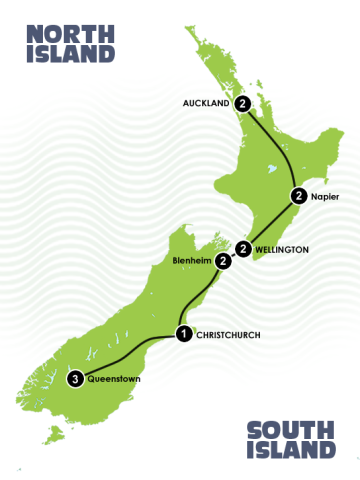 13 Day Relaxed Wine Touring New Zealand Itinerary 13 Day Relaxed Wine Touring New Zealand Itinerary