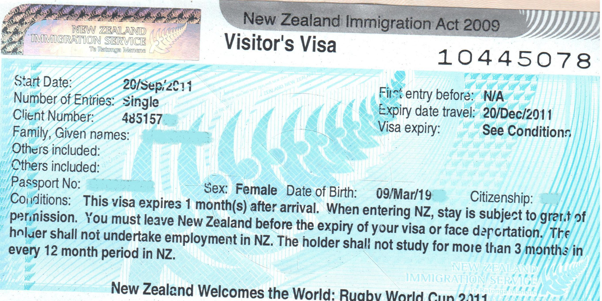 New Zealand Visa 0 