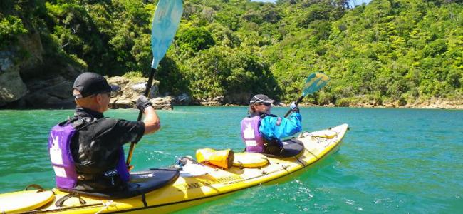 Kayaking to Picton