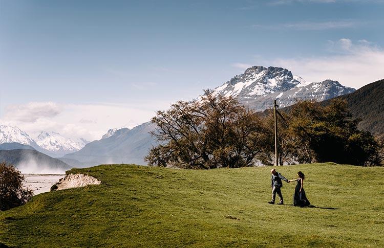 Honeymoon photoshoot in Queenstown