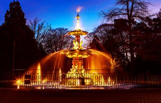 Christchurch Peakcock Fountain