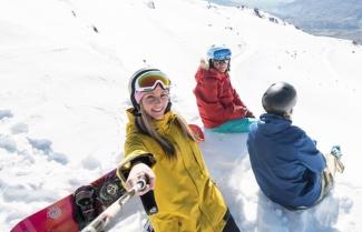 Boarding at Cardrona